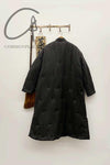 AVIVA JIFEI XUE Padded Long Kimono Jacket with Vintage Patch Lining FW22-PKJL-DGRY
